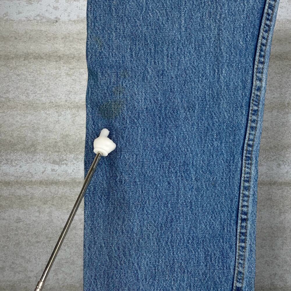 Vintage 90s Levis Jeans 501 28x30 Regular Straight Leg Fit Medium Wash Made USA - Picture 6 of 10